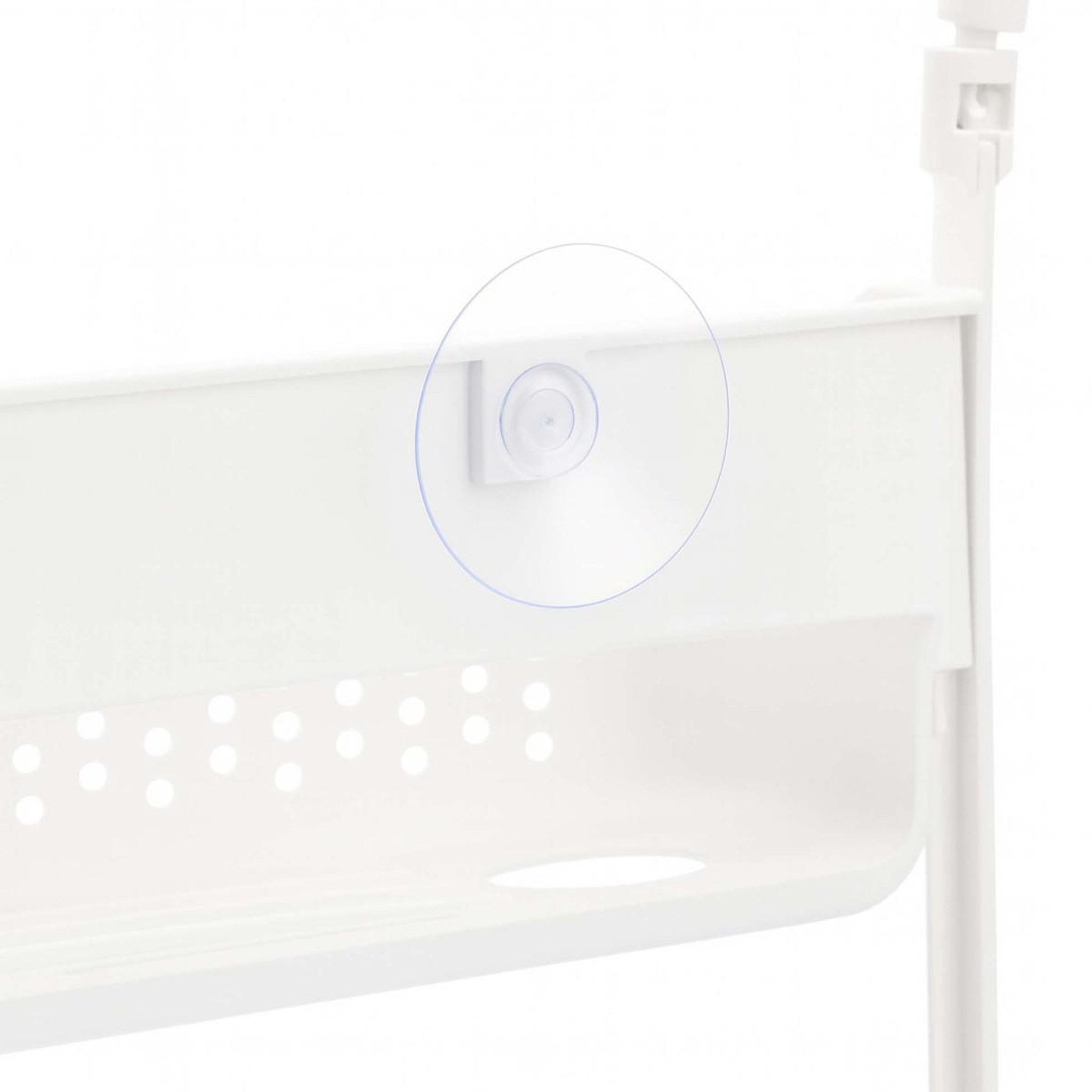 Voir la diapositive 4 : Douceur d'Intérieur Serviteur de douche 2 paniers  vesper  69cm blanc