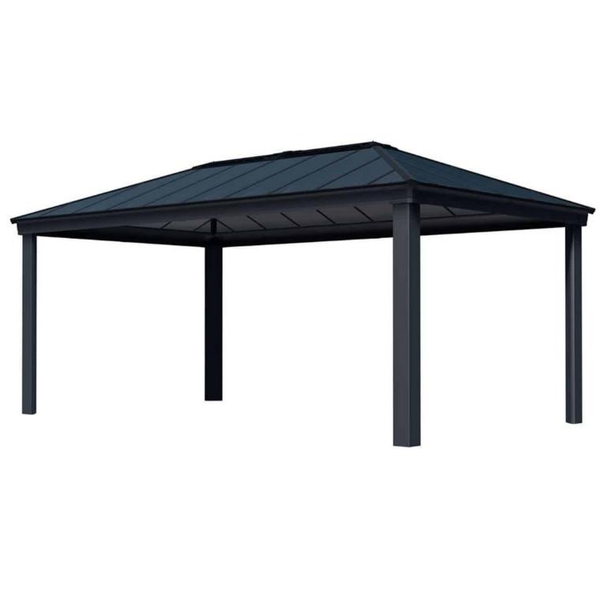Palram Gazebo de jardin 611,5x363,5cm gris - 706083