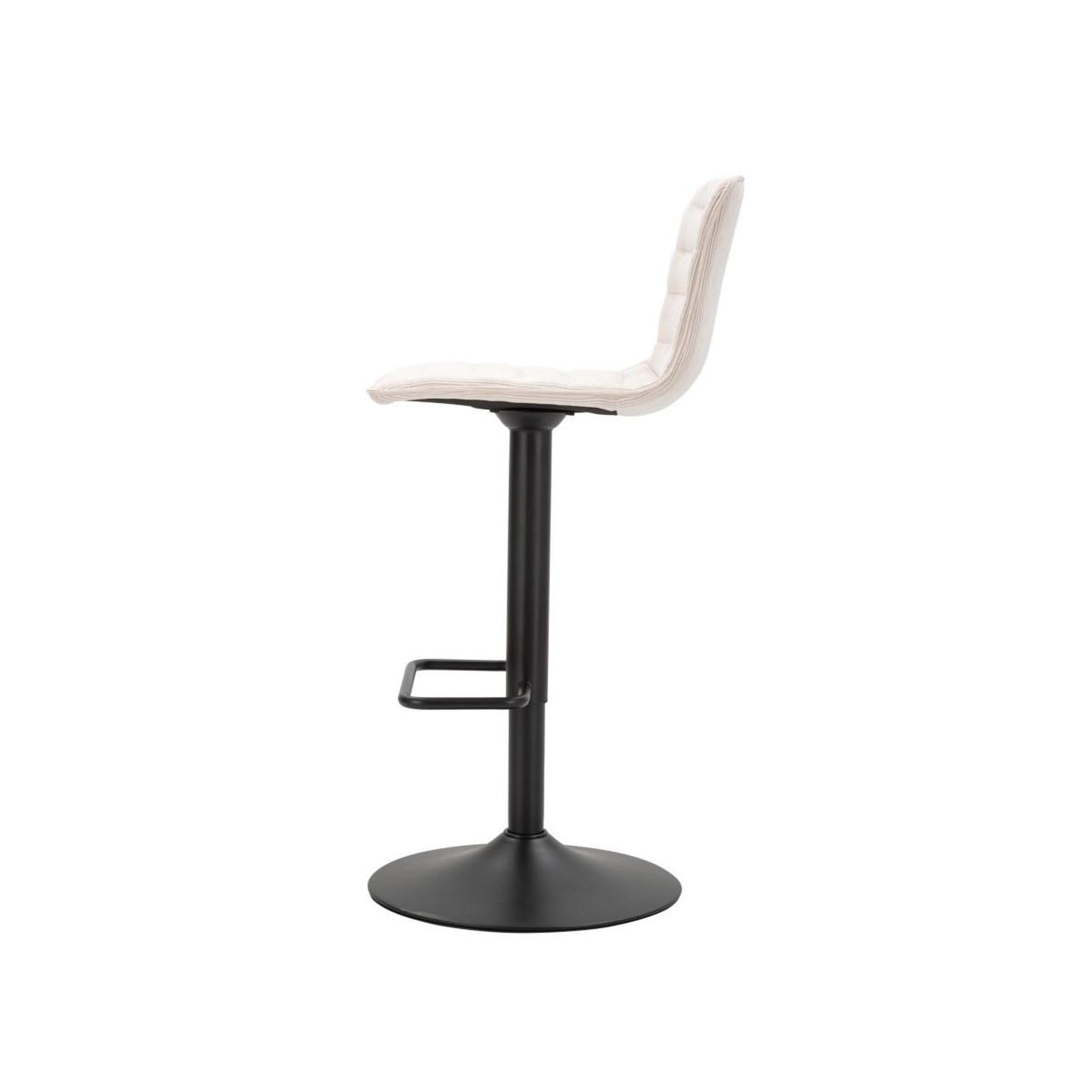 Voir la diapositive 4 : Paris Prix Lot de 2 chaises de bar réglables  destiny  85-107cm noir & blanc