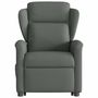 Voir la diapositive 5 : VIDAXL Fauteuil inclinable de massage electrique Gris fonce Tissu
