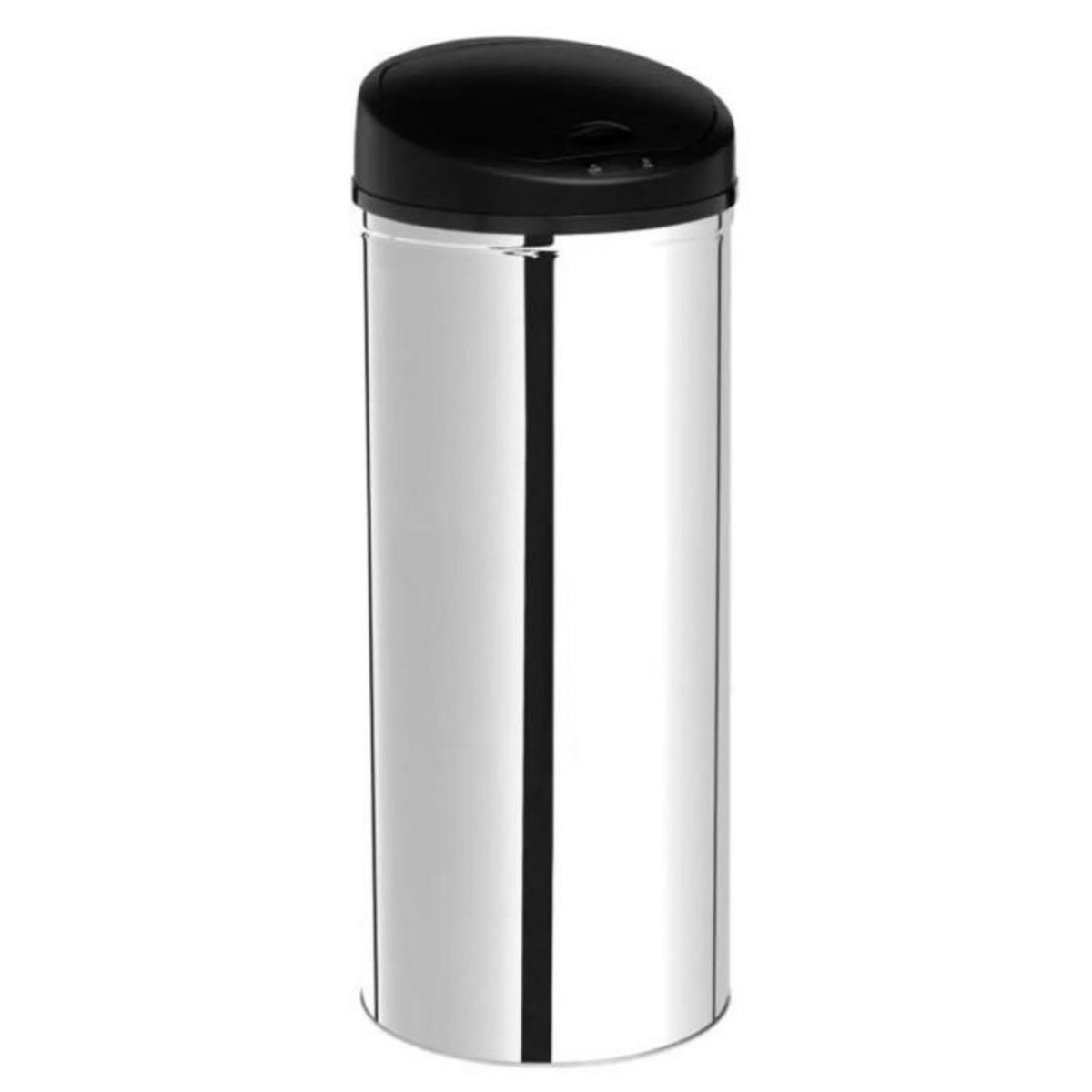 FIVE Poubelle de Cuisine en Métal  Sensor  57L Argent