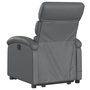 Voir la diapositive 4 : VIDAXL Fauteuil inclinable de massage electrique gris similicuir