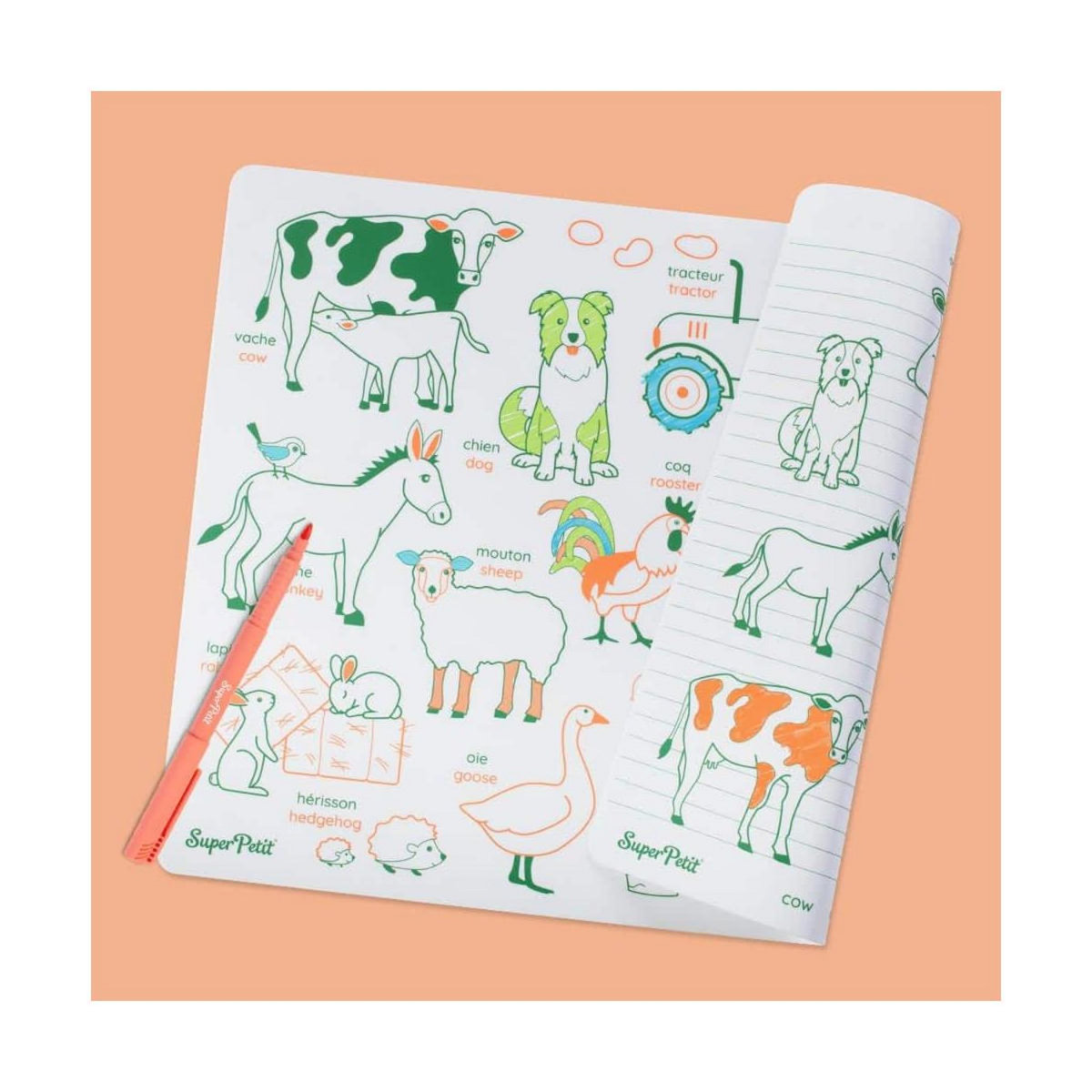 SUPER PETIT Kit j'apprend les animaux de la ferme