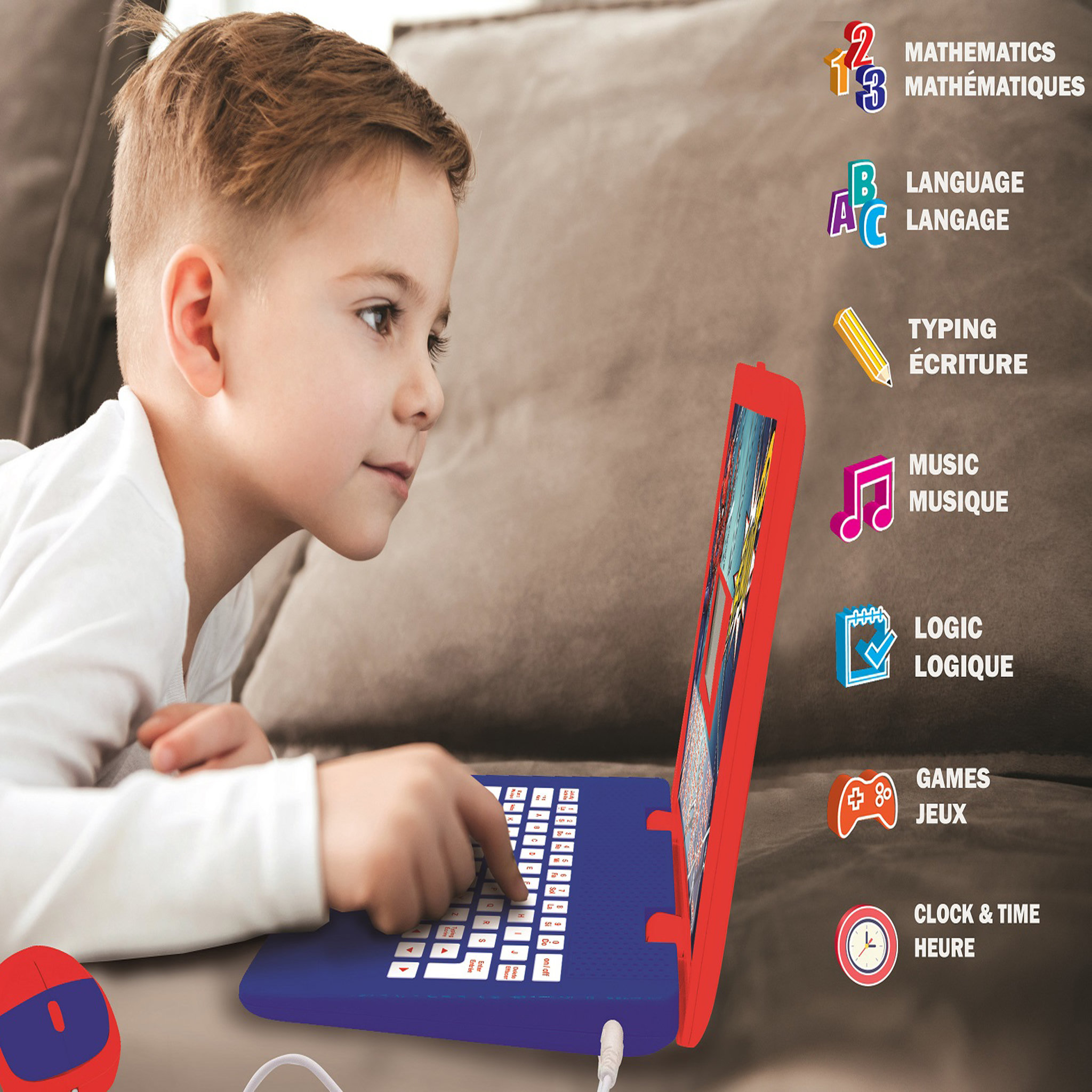 Voir la diapositive 5 : LEXIBOOK Ordinateur éducatif Spiderman