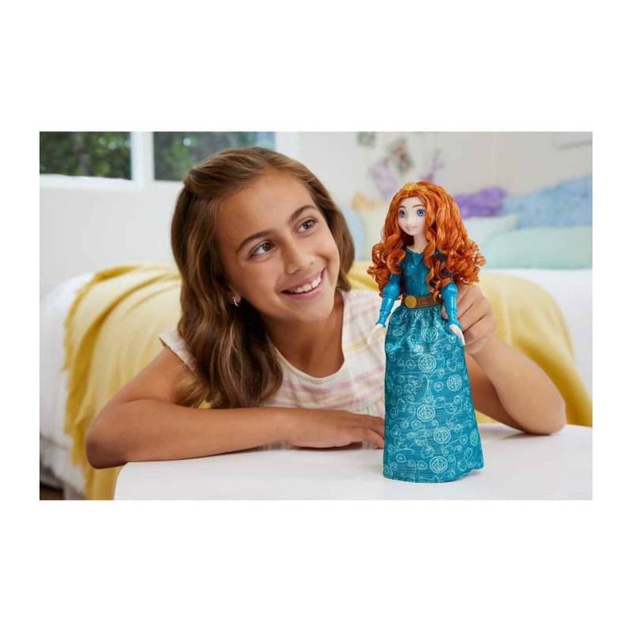 Voir la diapositive 5 : DISNEY PRINCESS Princesse Disney - Poupée Merida 29Cm - Poupées Mannequins - 3 Ans Et +