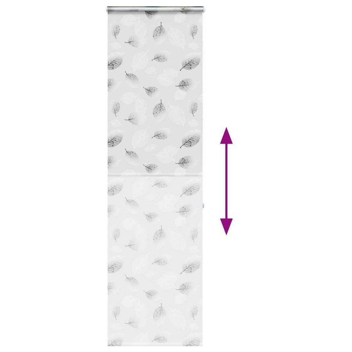 VIDAXL Store enrouleur de douche avec cassette largeur du tissu 66 cm