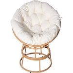 Habitat et Jardin Fauteuil papasan intérieur/extérieur style loveuse  Bali  - Ø91cm - Beige