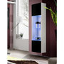 Voir la diapositive 1 : Paris Prix Vitrine LED Murale Design  Fly III  170cm Noir & Blanc