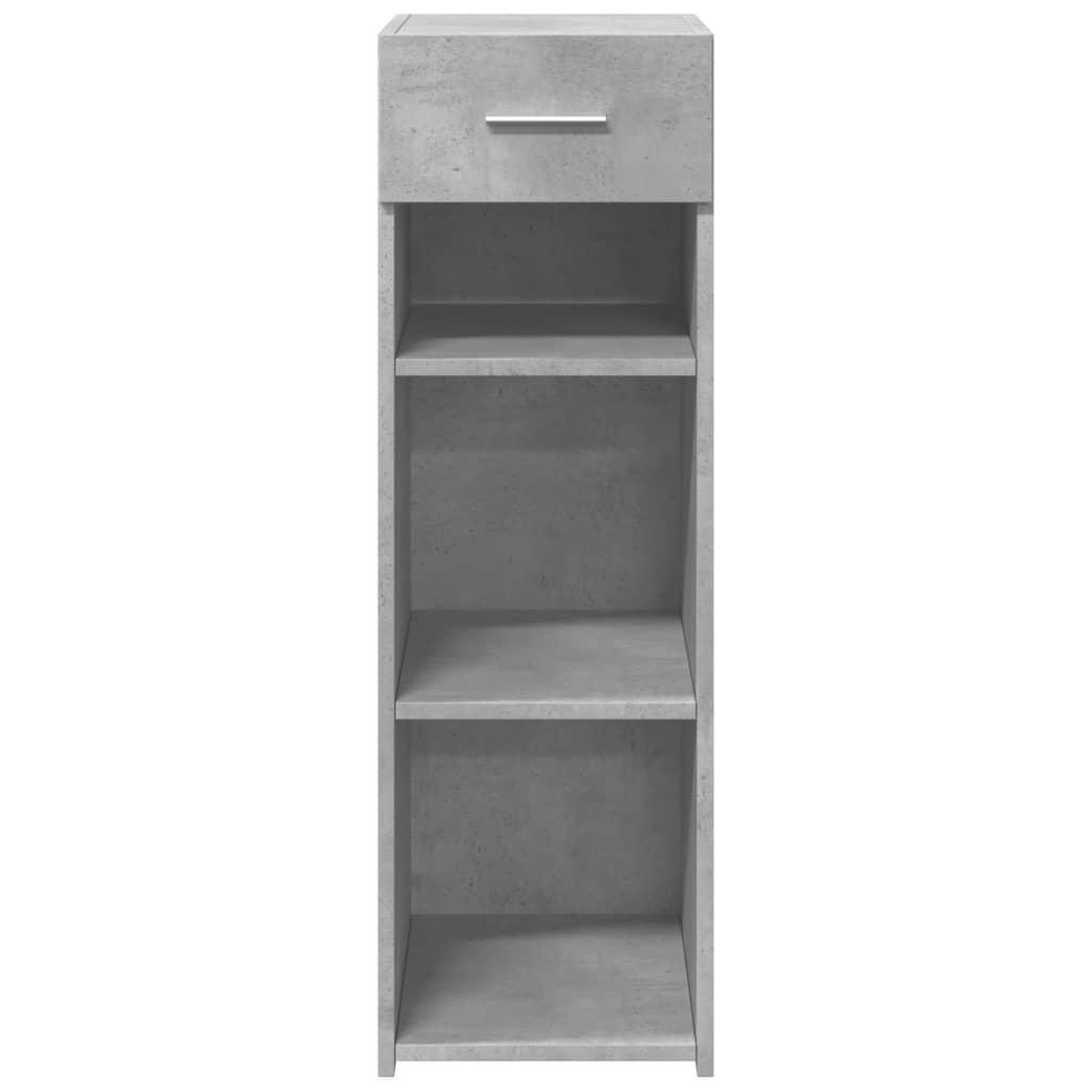 Voir la diapositive 4 : VIDAXL Buffet gris beton 30x42,5x93 cm bois d'ingenierie