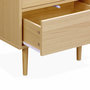 Voir la diapositive 6 : SWEEEK Table de chevet décor bois naturel - Mika - 2 tiroirs - L 48 x l 40 x H 59cm