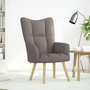 Voir la diapositive 3 : VIDAXL Chaise de relaxation Taupe Tissu