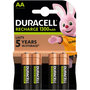 Voir la diapositive 1 : Duracell Pile rechargeable AA/LR06 PLUS POWER 1300 mAh, x4