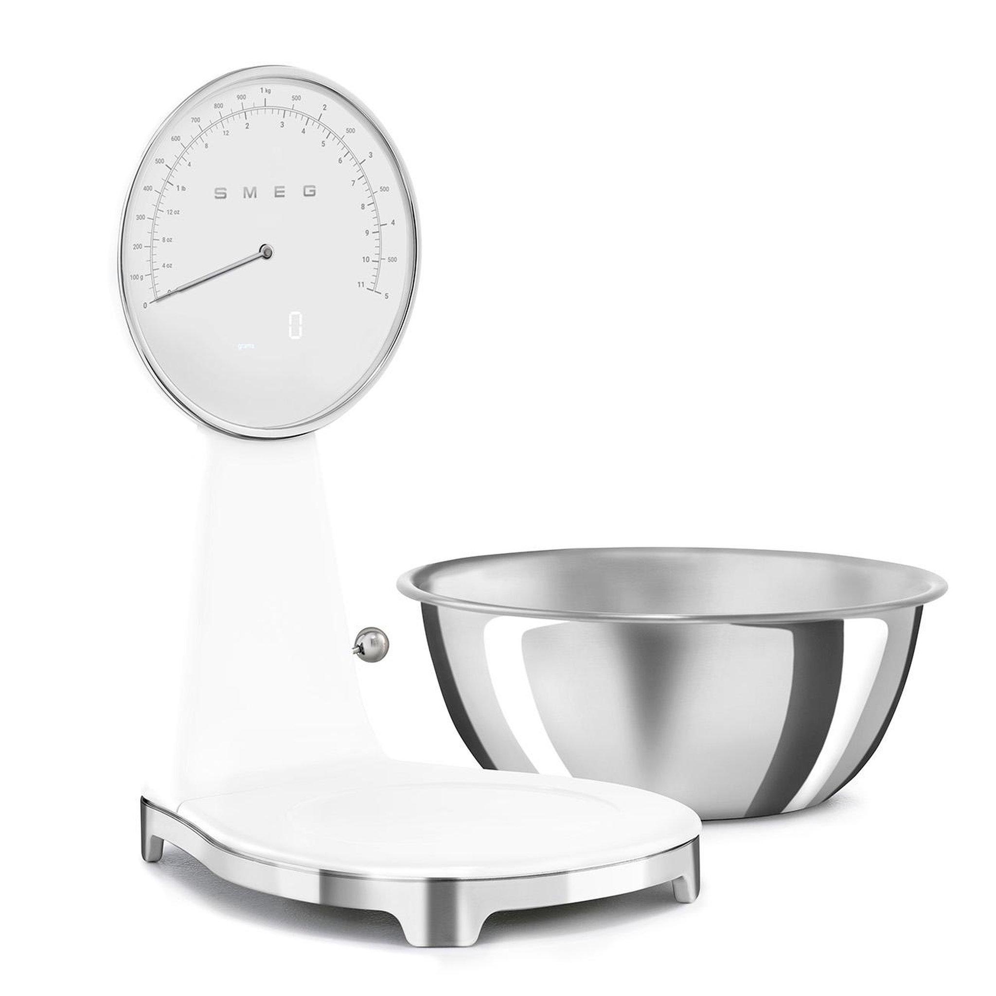Voir la diapositive 5 : SMEG Balance de cuisine électronique 5kg - ksf01whww