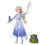 HASBRO Pack amitié - Poupée Elsa avec figurines Pabbie et Salamandre - La reine des neiges 2