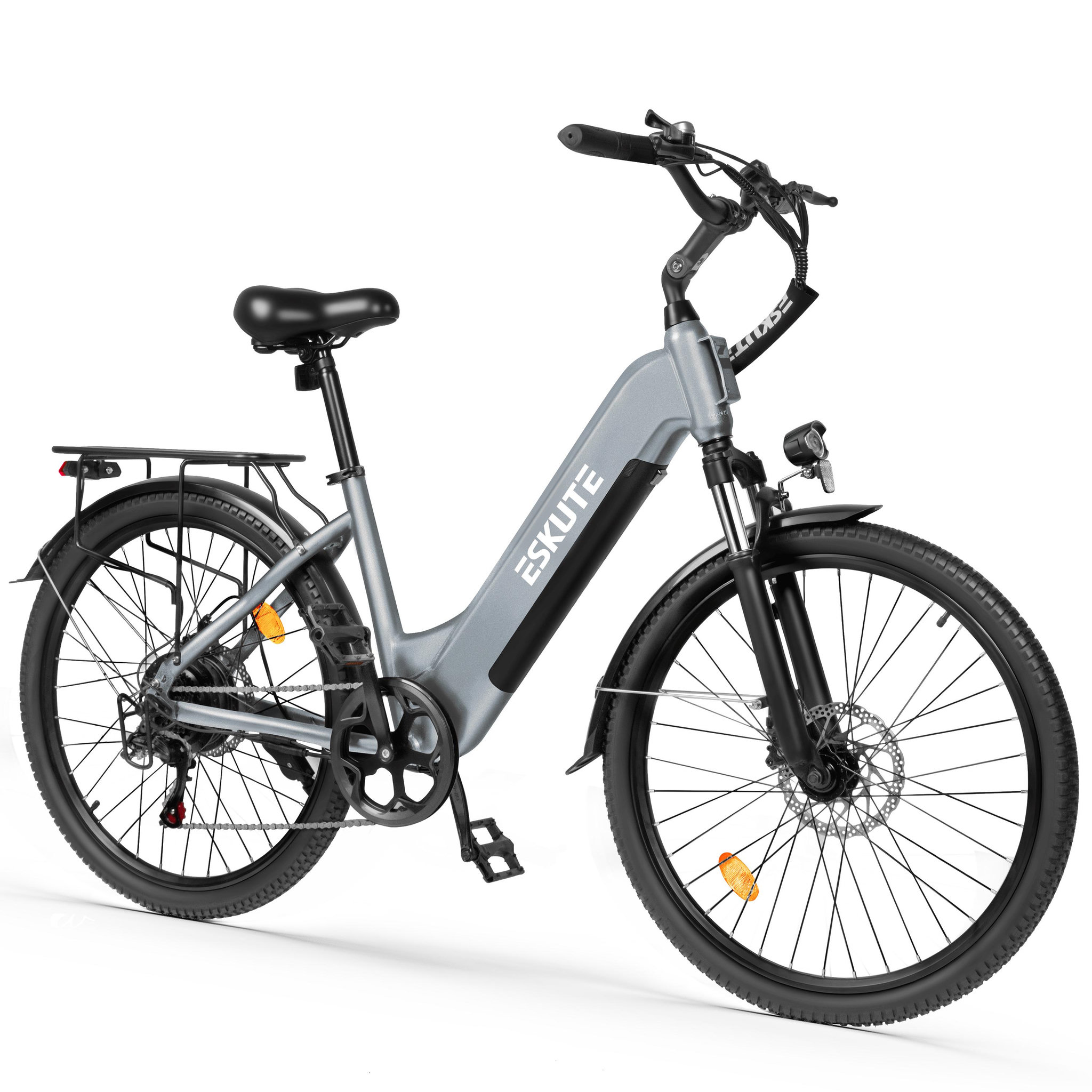 Voir la diapositive 3 : ESKUTE Vélo de ville électrique ESKUTE C202, Step-Through 26