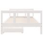 Voir la diapositive 5 : VIDAXL Cadre de lit enfant tiroirs blanc 90x200 cm bois de pin massif