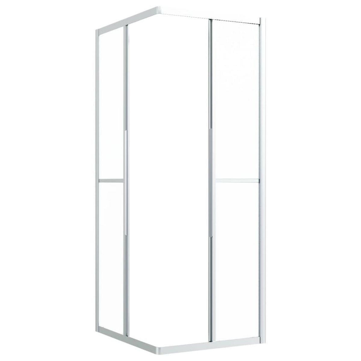 VIDAXL Cabine de douche ESG depoli 90x70x180 cm