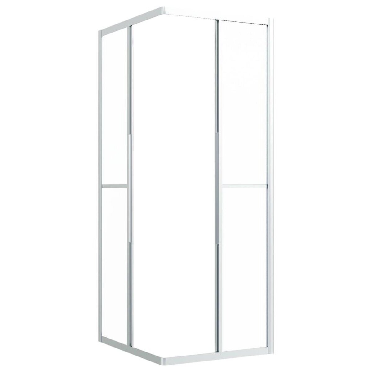 VIDAXL Cabine de douche ESG depoli 90x70x180 cm