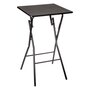 Voir la diapositive 1 : FIVE Table de Bar en Métal  Pliante  102cm Noir