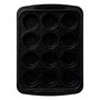 Voir la diapositive 2 : FIVE Moule 12 Muffins  Caractère  33cm Noir