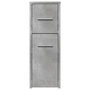 Voir la diapositive 4 : VIDAXL Armoire de salle de bain etroite avec roulettes gris beton