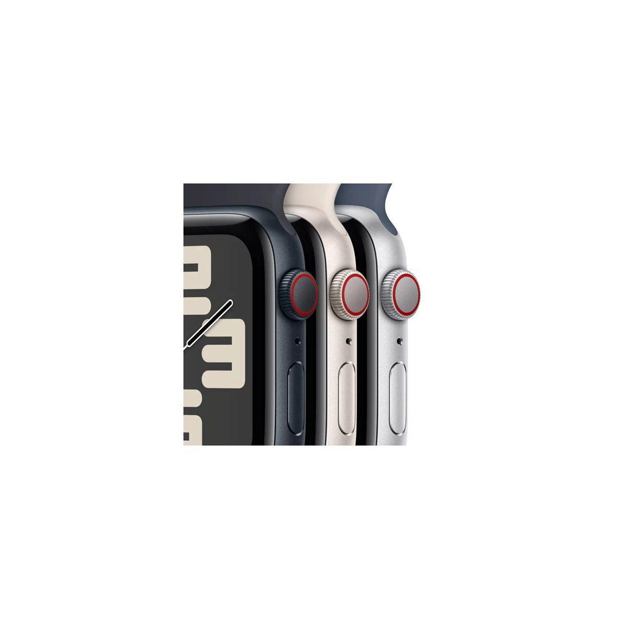 Voir la diapositive 3 : APPLE Montre connectée SE 44mm Lumière Stellaire S/M Cellular