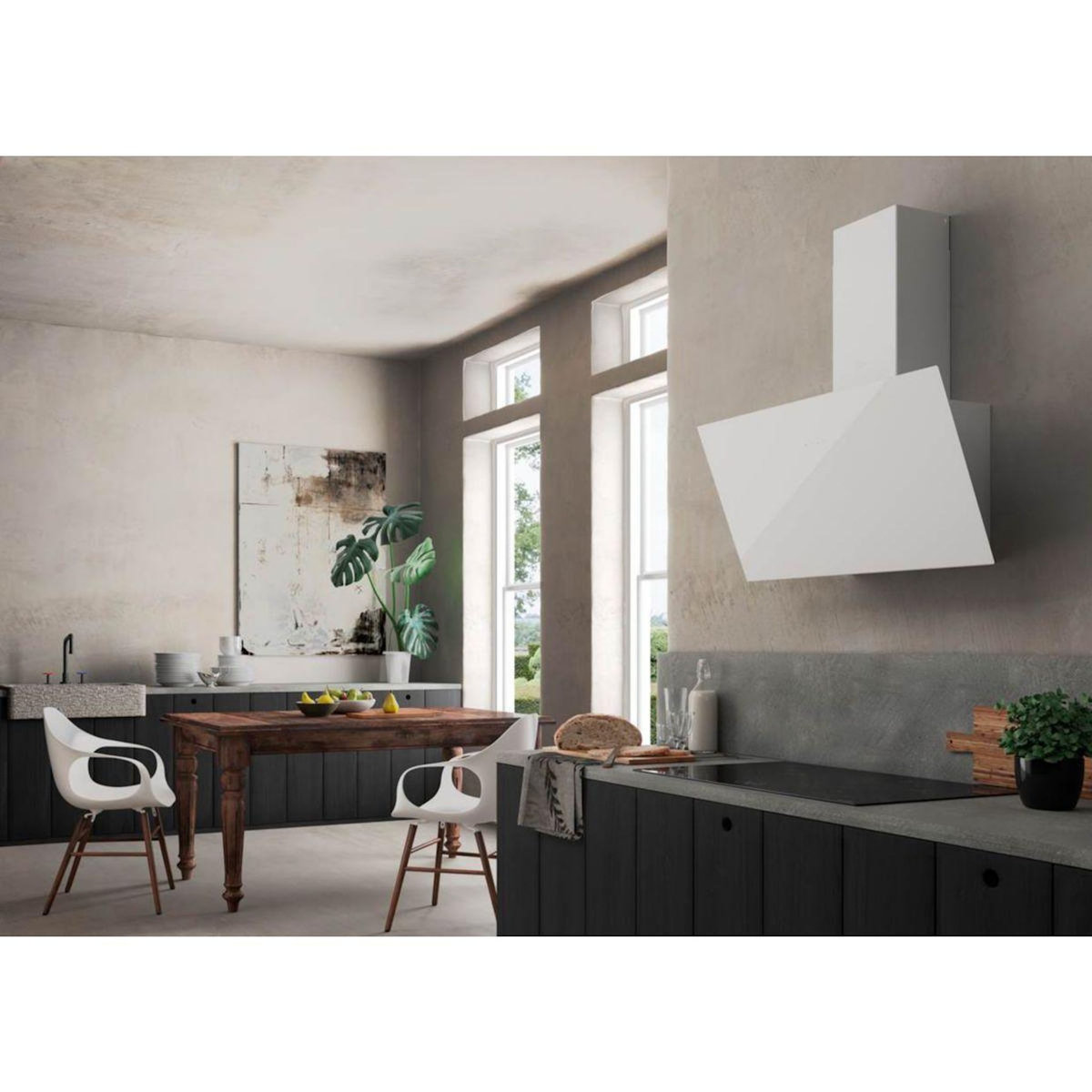 faber Hotte décorative murale inclinée TWEET 550 NOIR