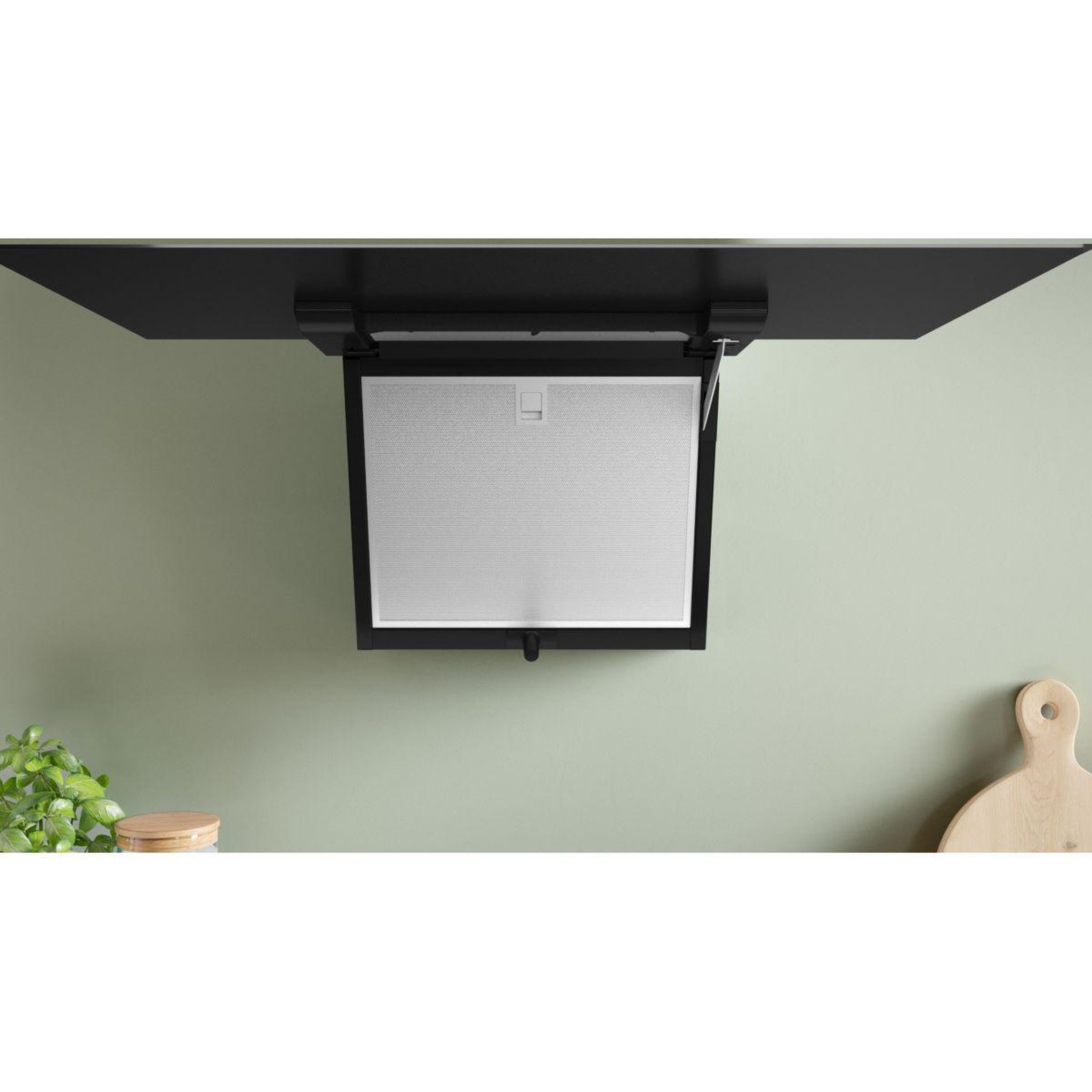 Voir la diapositive 4 : BOSCH Hotte décorative murale inclinée DWJ87FN6SF