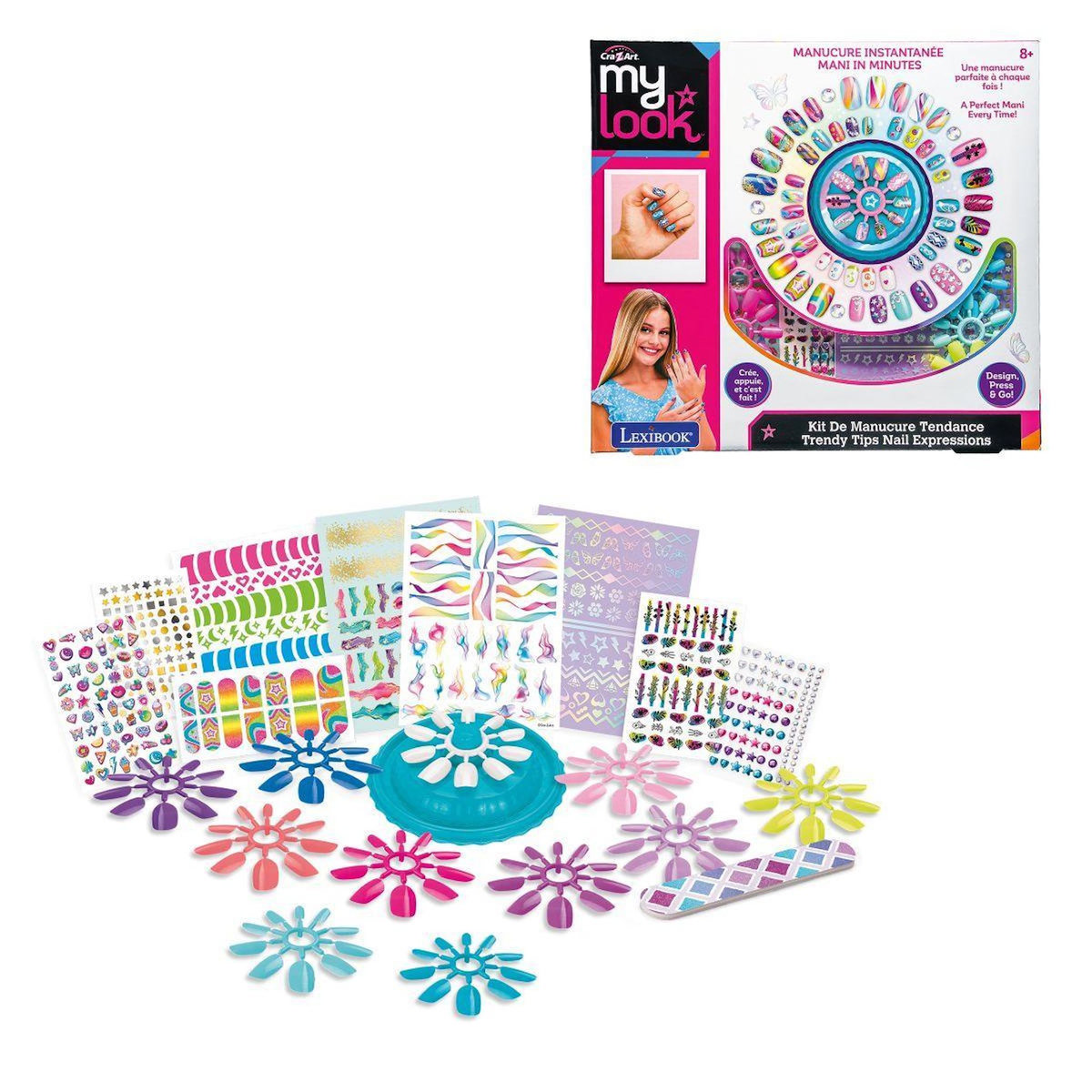 Lexibook Kit de Nail Art Stylé