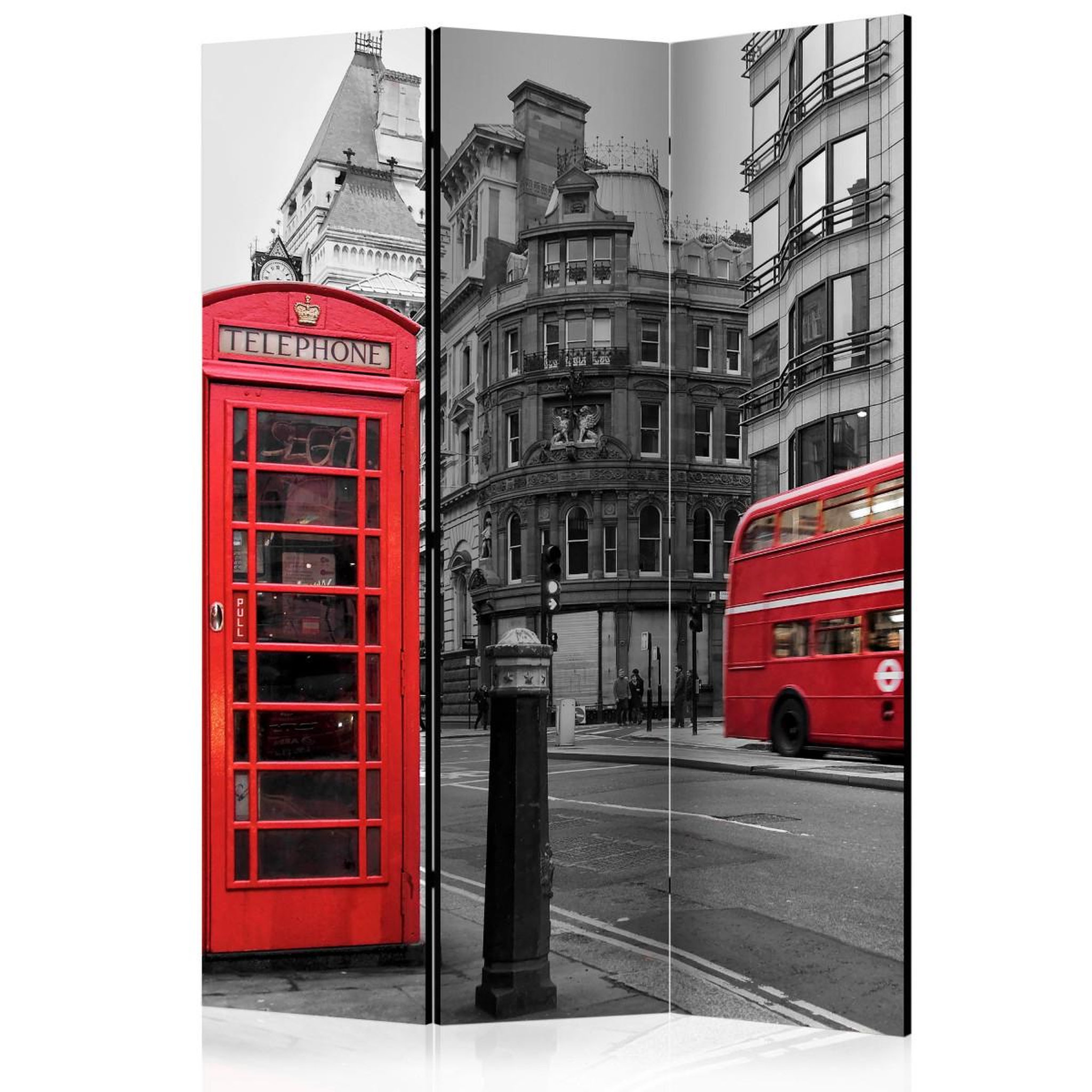 Paris Prix Paravent 3 volets  london icons  135x172cm