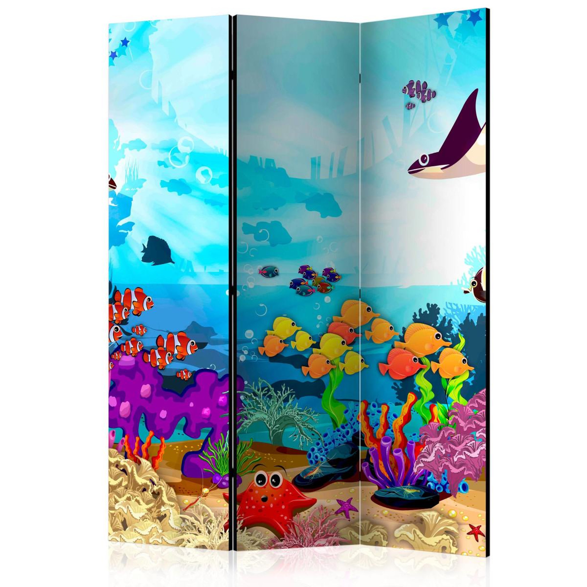 Paris Prix Paravent 3 volets  underwater fun  135x172cm