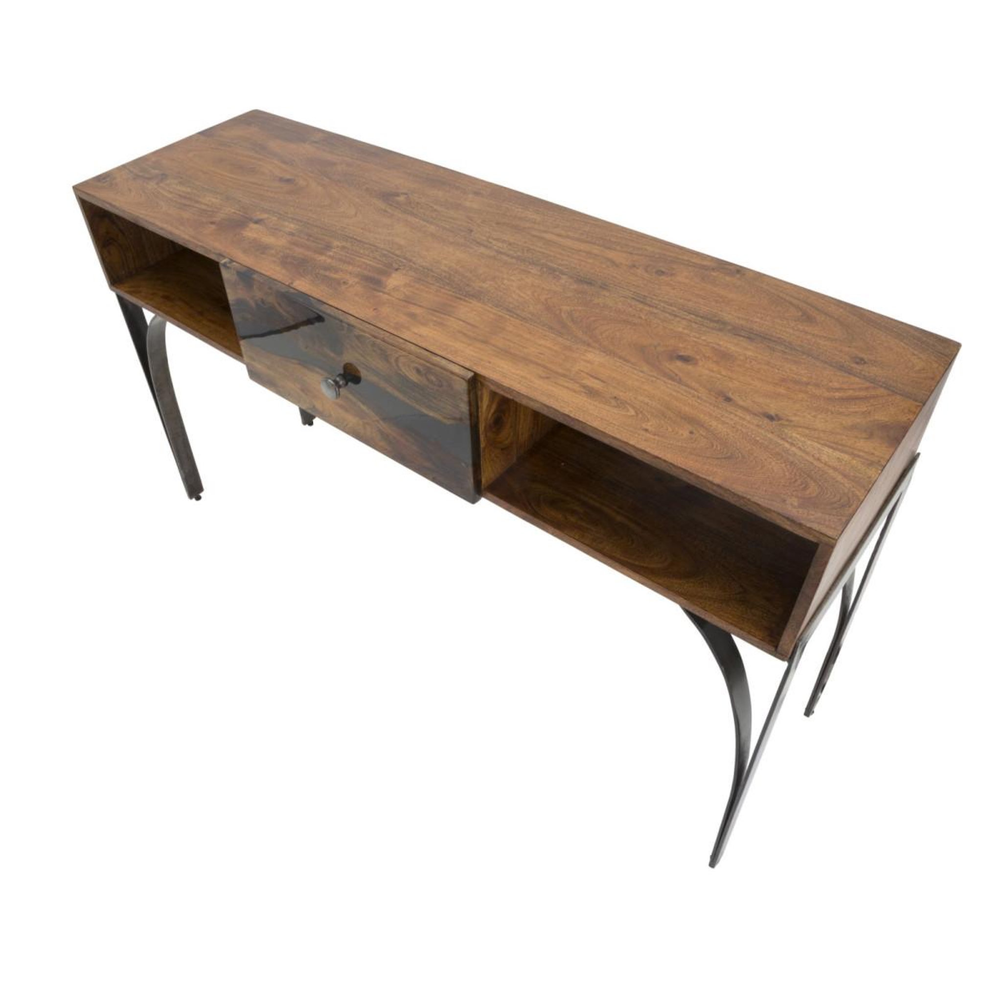 Voir la diapositive 5 : Paris Prix Console design en bois  mustang  130cm naturel