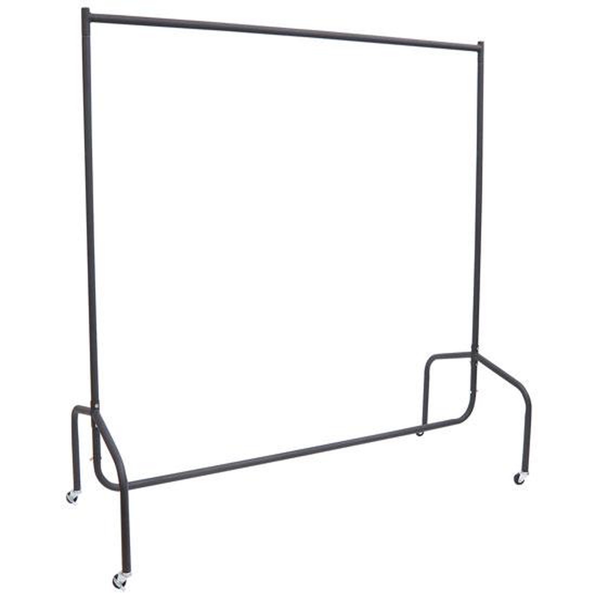 HOMCOM Portant tringle à vêtements acier charge max. 140 kg dim. 120l x 60l x 170h cm noir