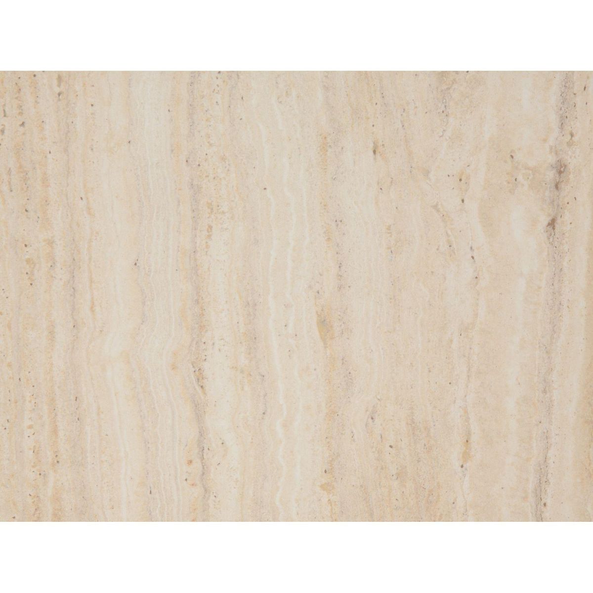 TOILINUX Table basse rectangulaire effet travertin GÖRAN - Beige