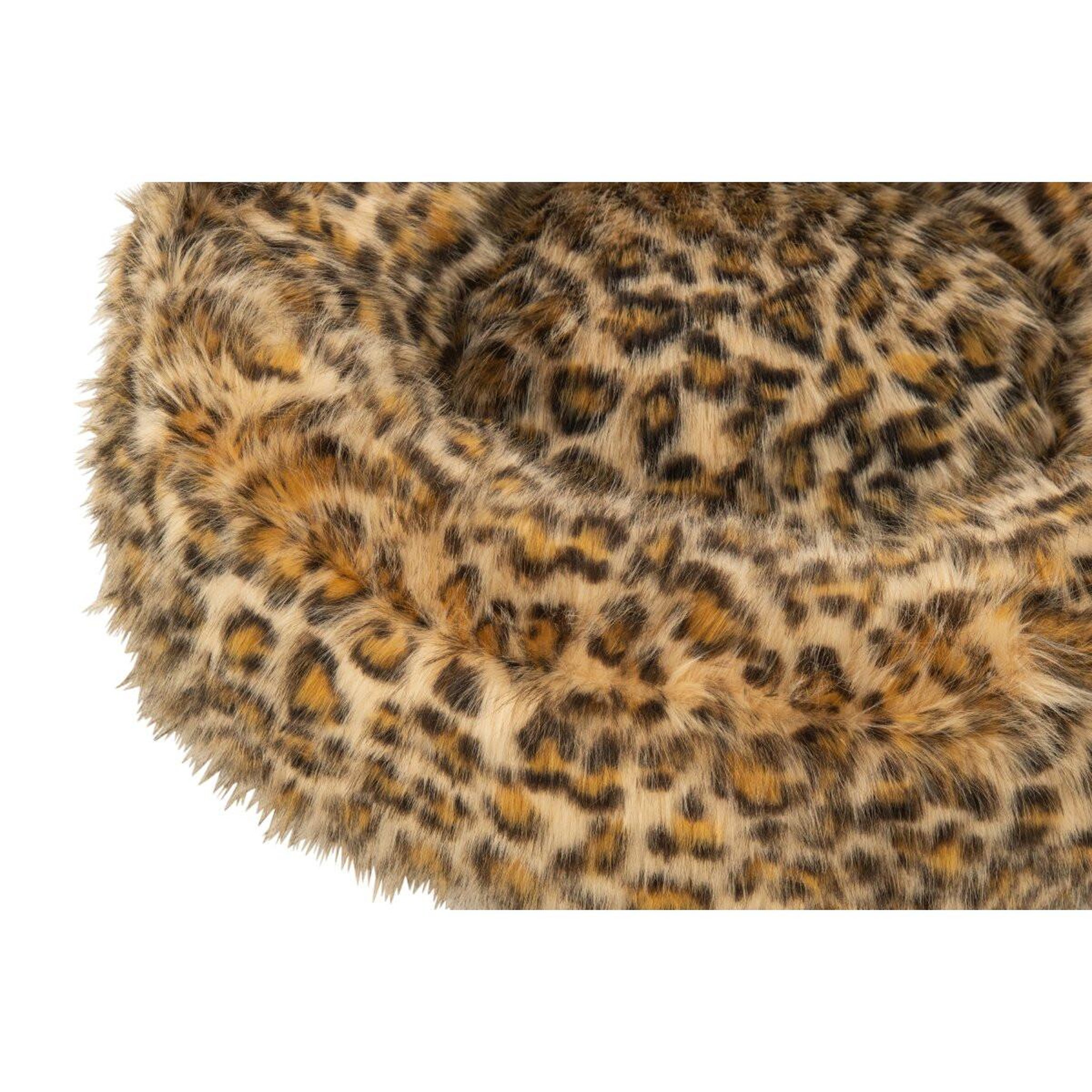 Voir la diapositive 2 : J-LINE Panier pour Chat en Tissu  Dina  50cm Marron