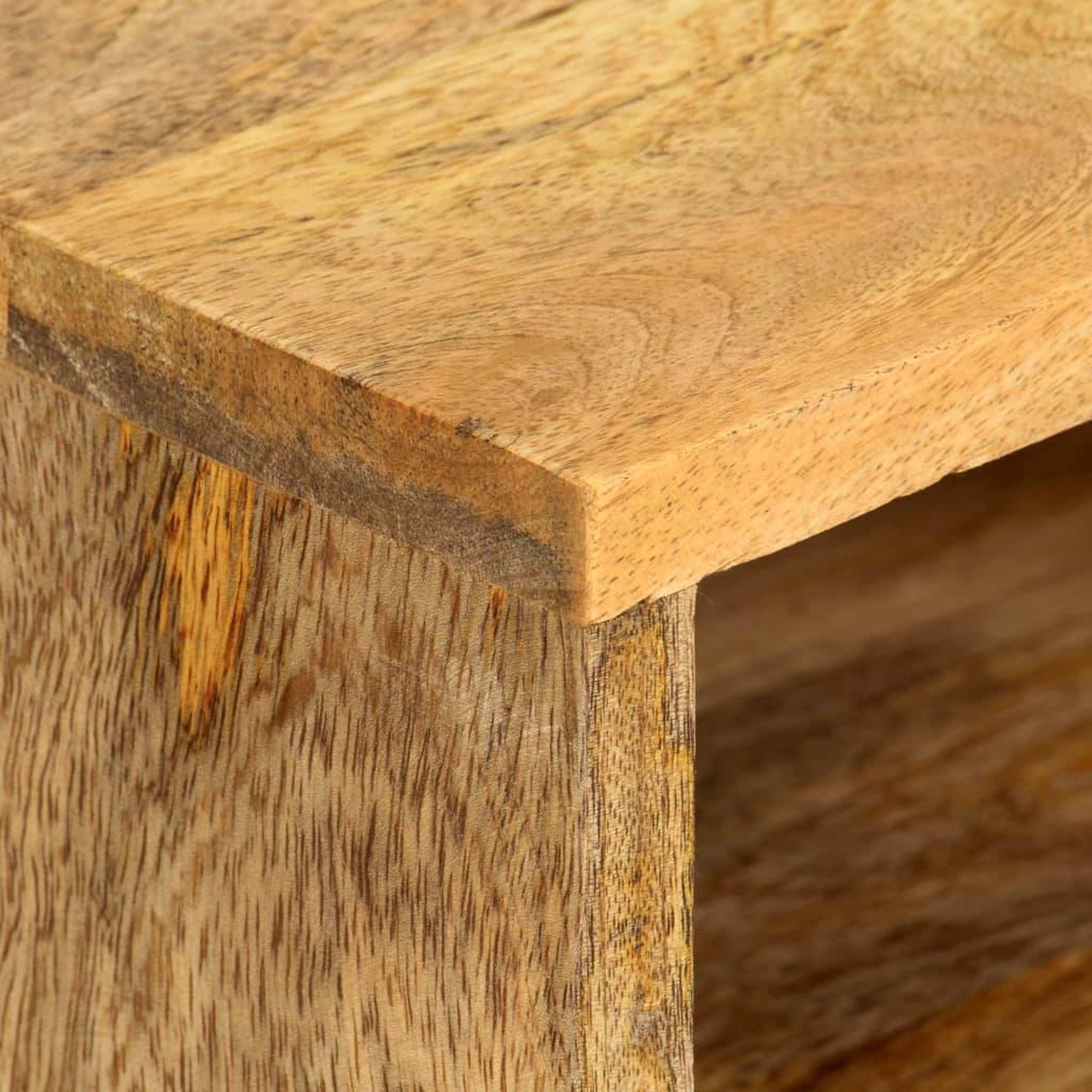 Voir la diapositive 5 : VIDAXL Meuble TV 110x36x50 cm Bois massif de manguier