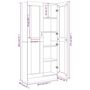 Voir la diapositive 6 : VIDAXL Armoire a vitrine Chene brun 82,5x30,5x185,5cm Bois ingenierie
