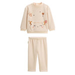 Petit Béguin Pyjama enfant 2 pièces en polaire Chincha. Coloris disponibles : Beige