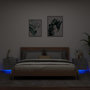 Voir la diapositive 1 : VIDAXL Tables de chevet murales avec lumieres LED 2 pcs gris beton