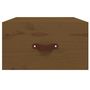 Voir la diapositive 5 : VIDAXL Table de chevet murale Marron miel 40x29,5x22 cm