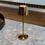 Voir la diapositive 4 : Lumisky Lampe de table sans fil EMILY Doré Aluminium H20cm