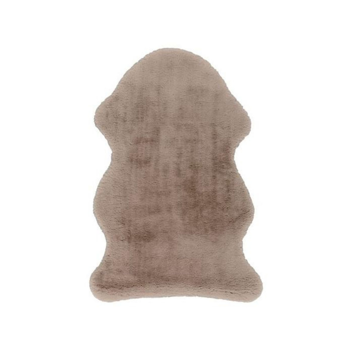 Paris Prix Tapis Imitation Fourrure  Kunda  60x90cm Taupe