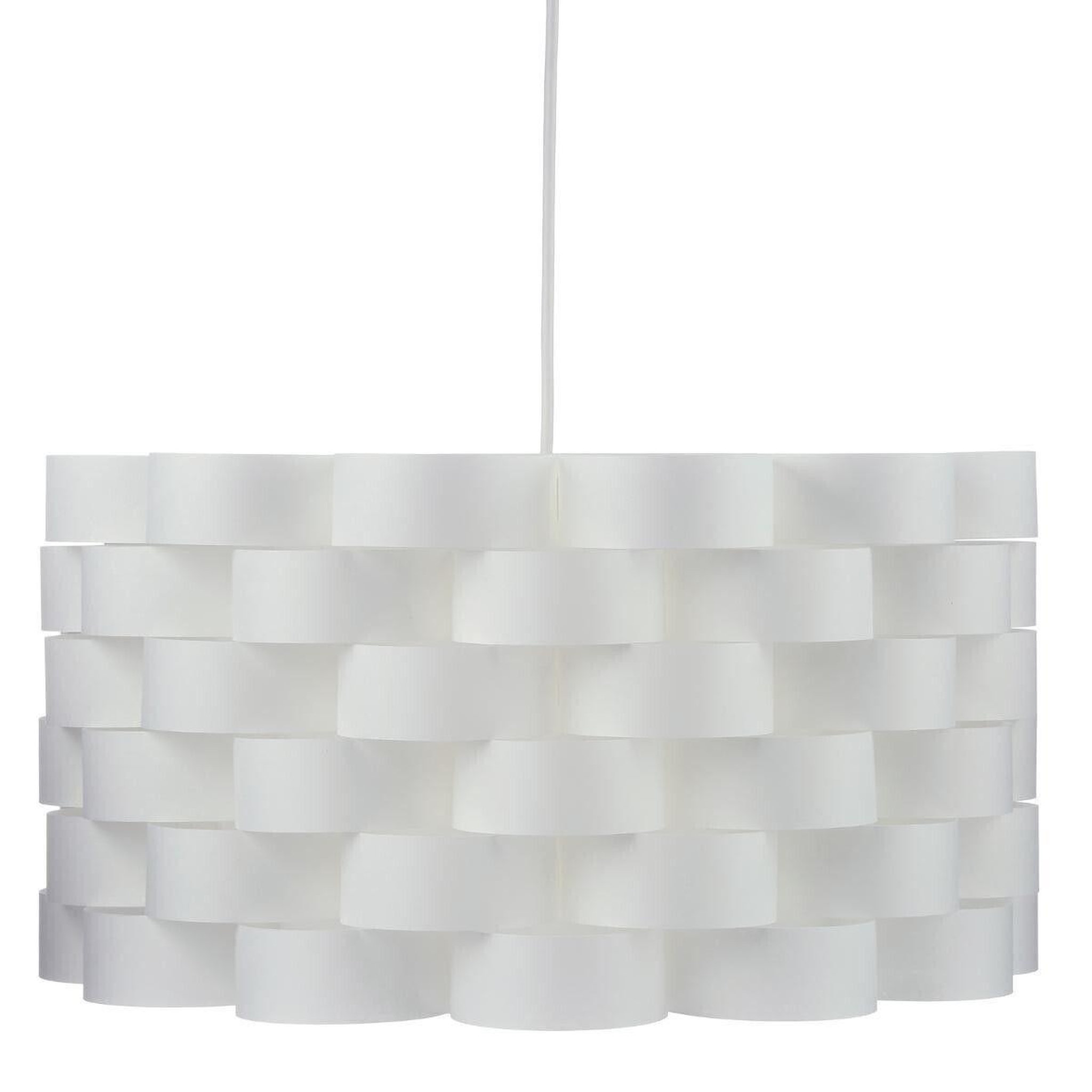 ATMOSPHERA Lampe suspension  moki  42cm blanc