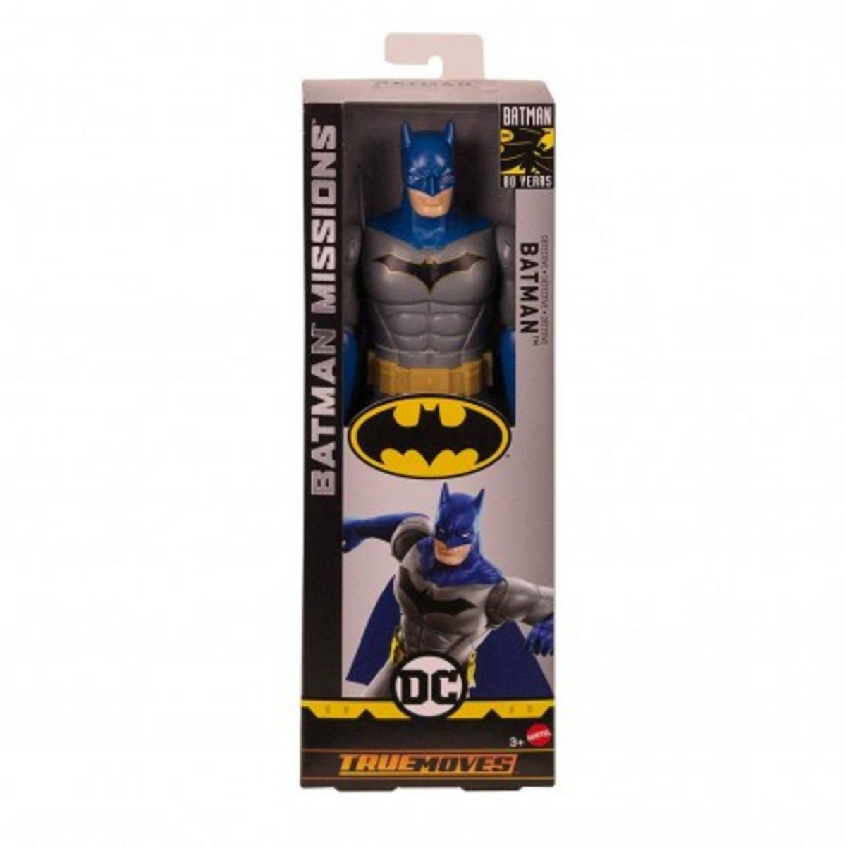 MATTEL Batman Missions - Figurine articulée 30 cm Batman bleu et gris - DC Comics