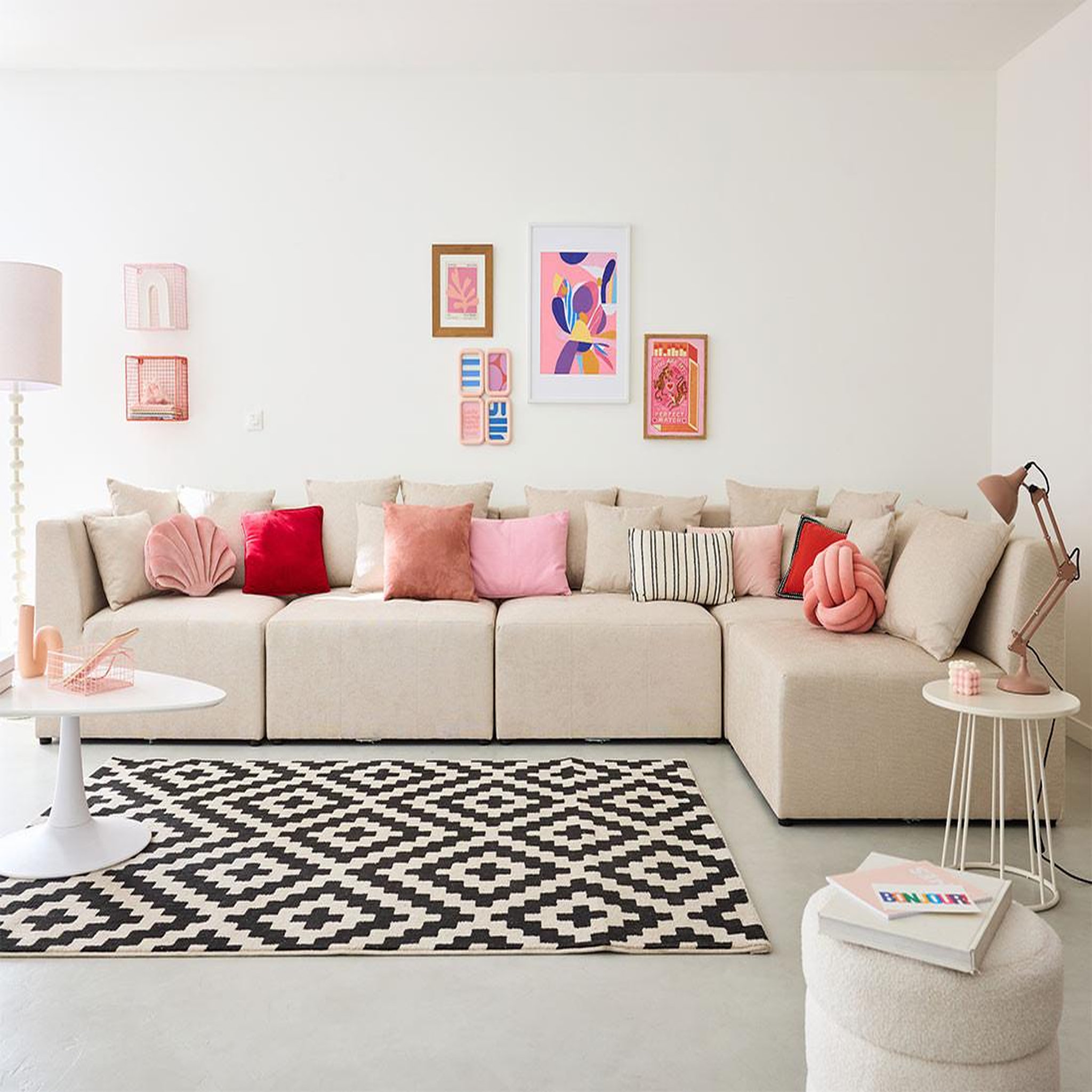 Voir la diapositive 2 : LISA DESIGN Amalfi - module d'assise sans accoudoirs - 1 place - en tissu