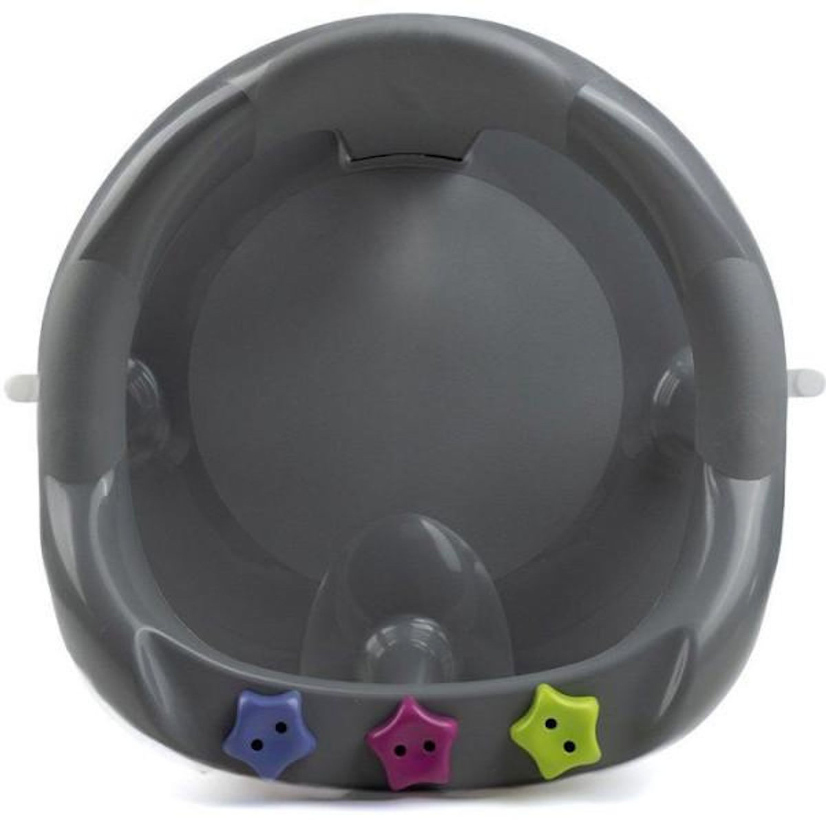 THERMOBABY Transat - Anneau  de bain - THERMOBABY - AQUABABY - De 7 a 16 mois - 3 jeux éducatifs - Gris taupe