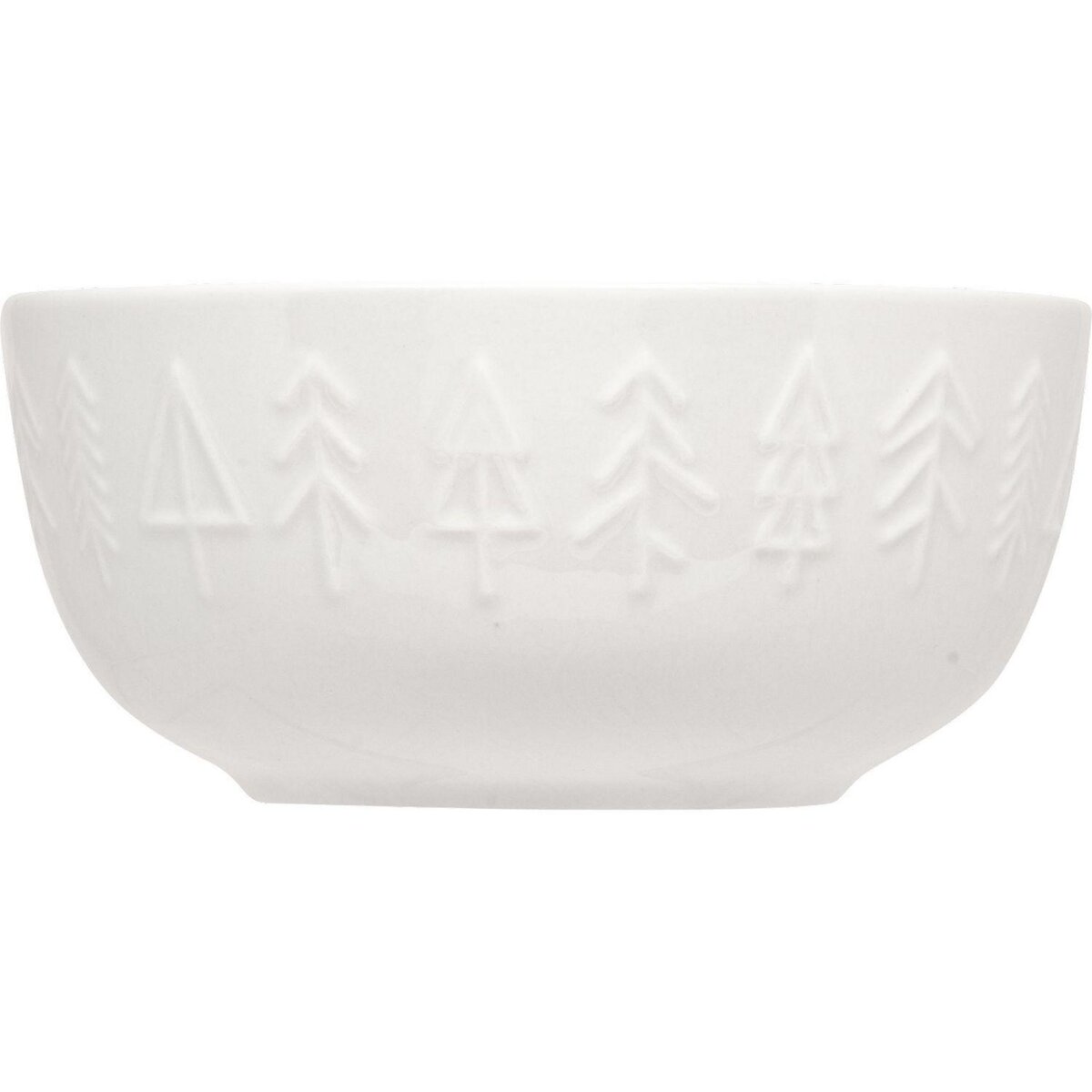 FEERIC LIGHT & CHRISTMAS Service vaisselle 18 pièces SAPIN - Blanc