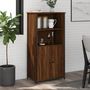 Voir la diapositive 1 : VIDAXL Buffet haut chene marron 62x36x121,5 cm bois d'ingenierie