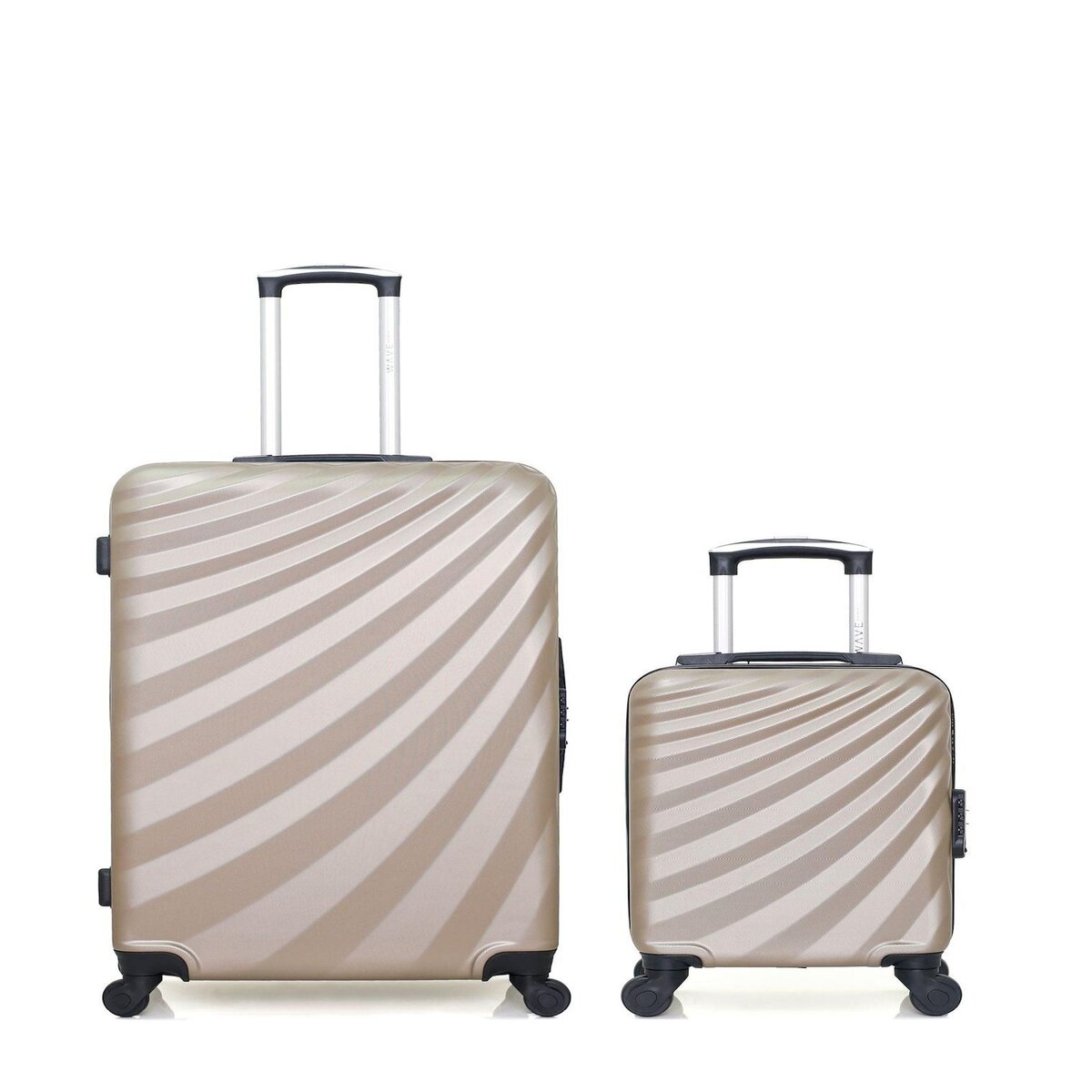 WAVE PARIS WAVE PARIS - LOT DE 2 - Valises grand format et cabine XXS DANUBE