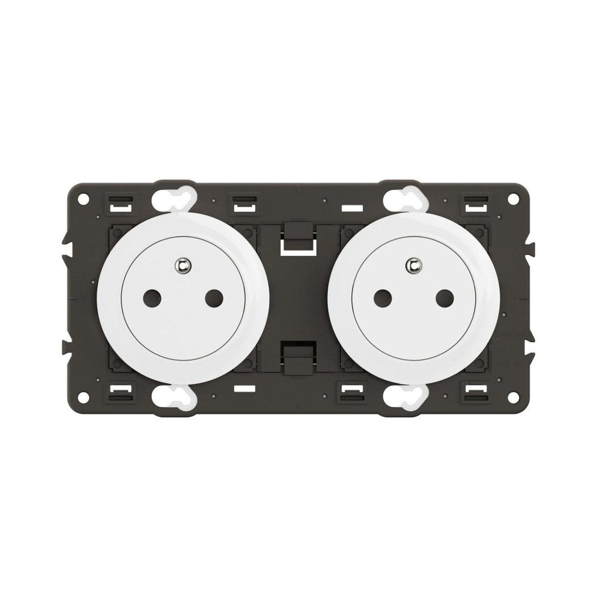 Legrand Bloc 2p affleur compo celiane blanc